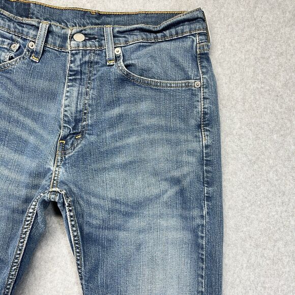 Levi’s 505 Men’s 32x30 Jeans Medium Wash Straight Leg Denim Blue Classic - Picture 3 of 16